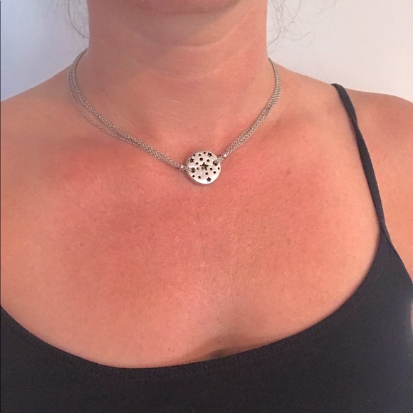 Handmade Diamond Cluster Choker - Picture 3 of 6